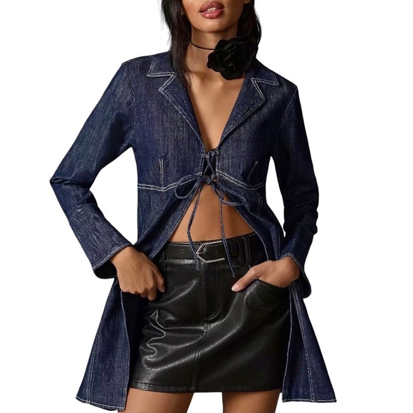 Anthropologie Pilcro Denim Tunic Blouse - Picture 9 of 9